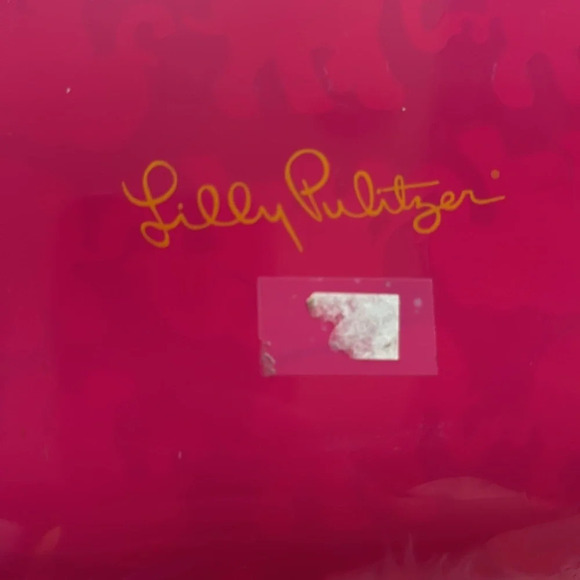 Lilly Pulitzer Glass Tray Tusk in Sun Design Jewelry Tray - Picture 3 of 9